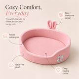 SnugDen Calming Dog Bed