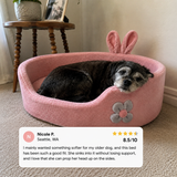 SnugDen Calming Dog Bed