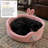 SnugDen Calming Dog Bed