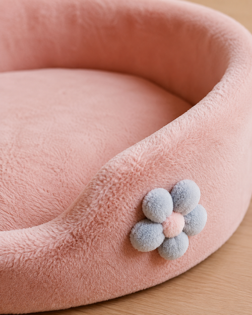 SnugDen Calming Dog Bed
